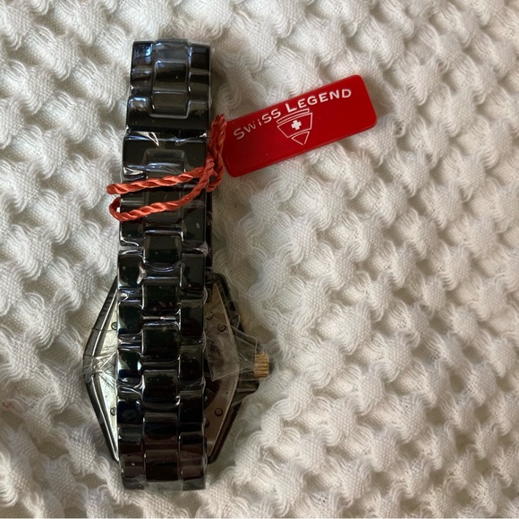 Swiss Legend Karamica Black Ceramic Watch - Picture 4 of 8